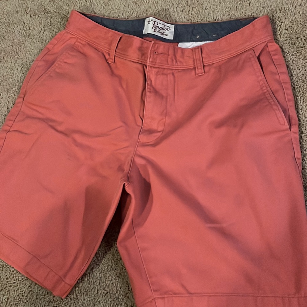 Original Penguin Coral Flat Front Men Shorts